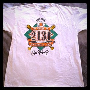 VINTAGE 1995 Cal Ripken jr. T shirt